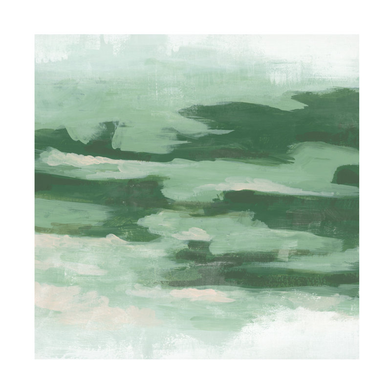 Verdant Vista II sur impression sur toile, H 14 po x l 14 po x P 2 po