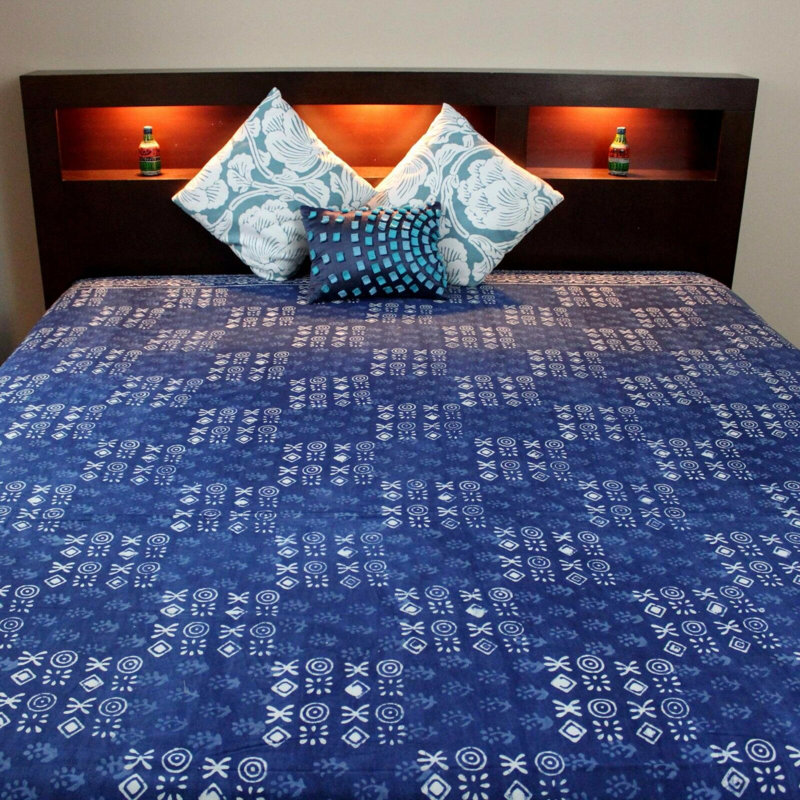Cotton Tapestry, Blue