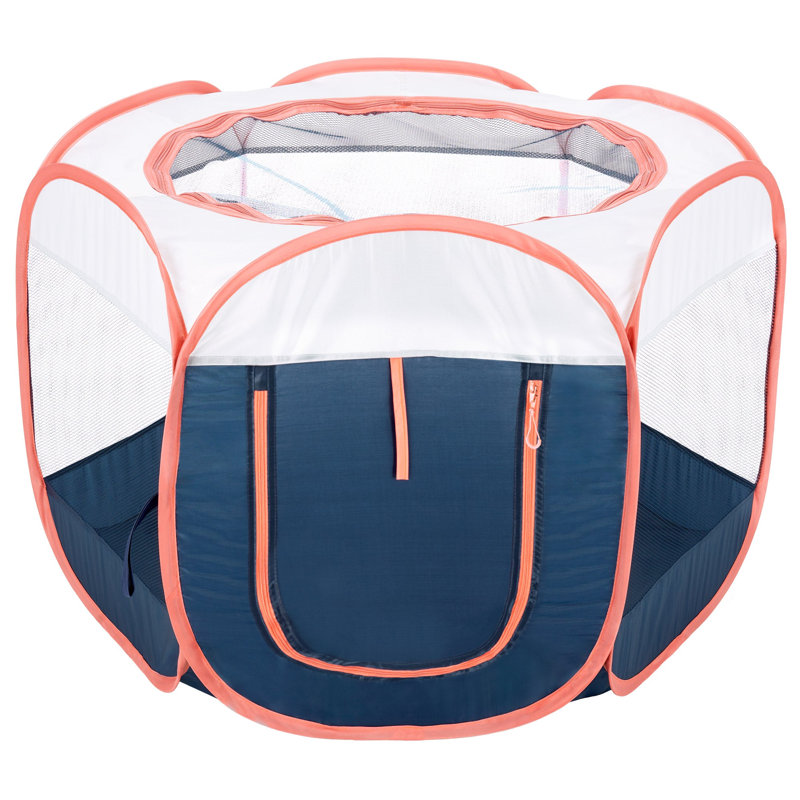 with Pet Door, 23.75" H x 37" W x 31" D, Navy