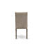 Ensemble de table de cuisine 7 pièces composé d'une table de salle à manger rectangulaire en bois rustique et de 6 chaises de salle à manger Parson en tissu kaki foncé-1807874129-1807874131-1807874140