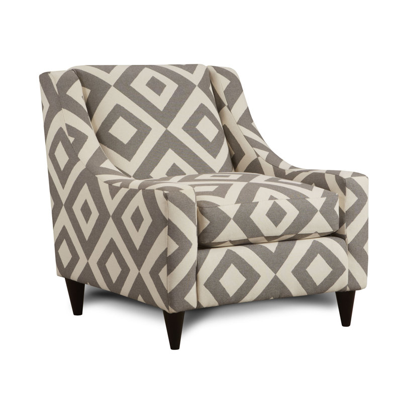 Olvera Upholstered Armchair, Charcoal 