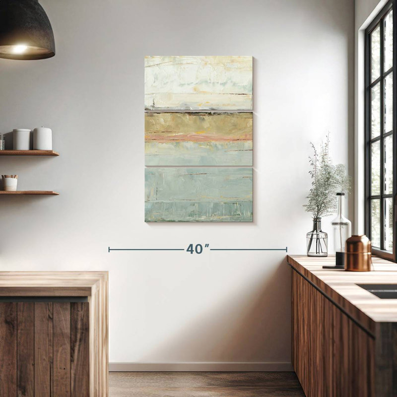 Avery Pastel Horizon I, 38" H x 24" W