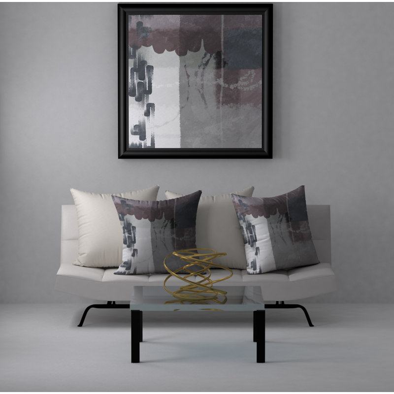  Housse et insert de coussin décoratif carré garanti Delightful, 18" x 18"