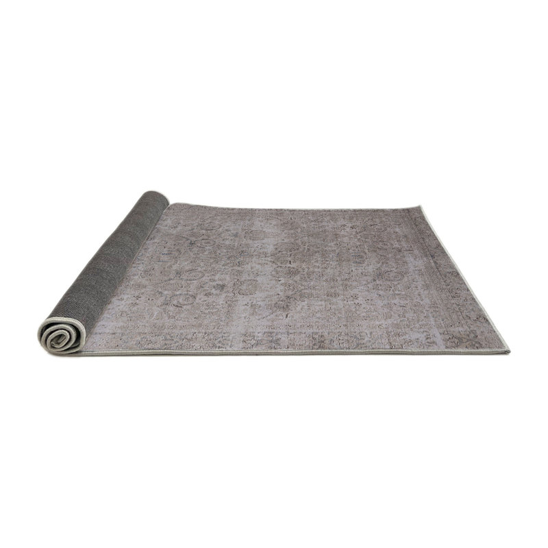 Tapis oriental gris Riva, Rond 7 pi