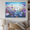 «Purple Morning Glory Flower Field» sur impression sur toile