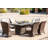 Lockehaven 6 - Person Wicker Patio Dining Set with Rectangular Table , Cushions Included