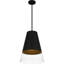 Luminaire suspendu en or brossé 1 lumière Crowne-1550405355