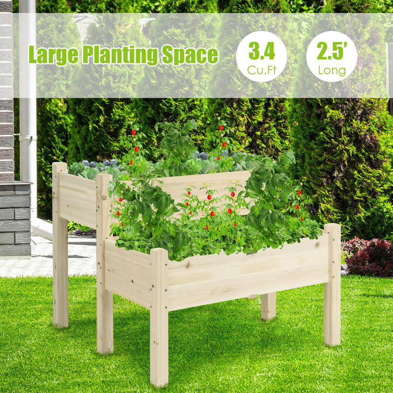 Gephart Wood Elevated Planter