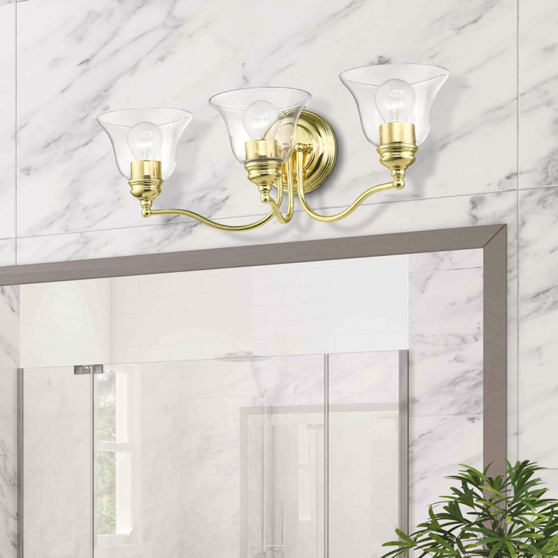 Ellerkamp 3 - Light Dimmable Vanity Light, Polished Brass