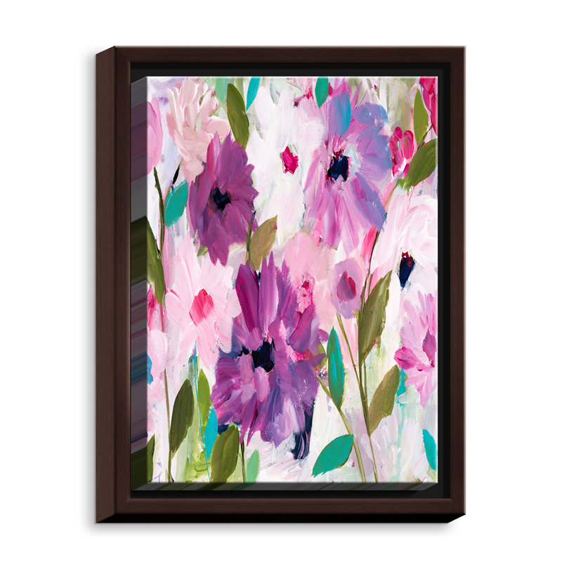 «Blossoming Flowers Framed», reproduction sur toile, H 36 po x l 24 po x P 1,5 po, Toile tendue
