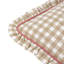 Maude Gingham Cotton Piped Cushion-121727633-103878144