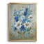 Toile encadrée de qualité supérieure Blue Garden II - prête à être accrochée-1278566052-1278566055