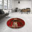 Tapis oriental tissé à la machine-2093043125