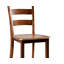 Five-piece Dining Table Set with Square Table and Slat Back Chairs, 4 Chairs with 1 Table for Dining Room-129760005-129760006-129760008-129760014-129760016