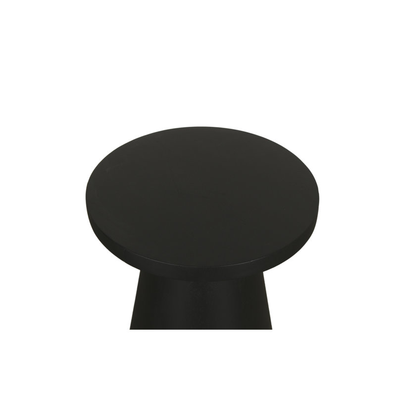 Tam Solid Wood End Table, Black