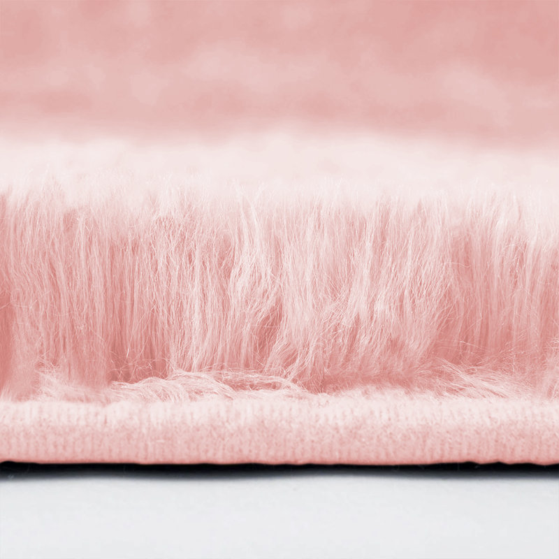 Solid Colour Shag Area Rug, Rectangle 120 x 170 cm