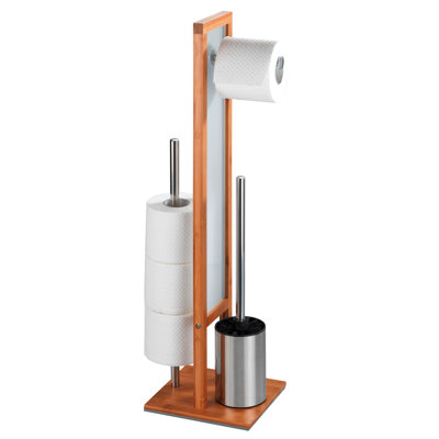 Rivalta Free-Standing Toilet Brush and Holder