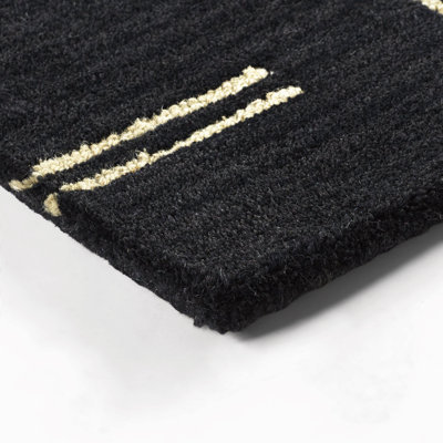 Sameer Navy Sand Hand-Tufted Wool Rug