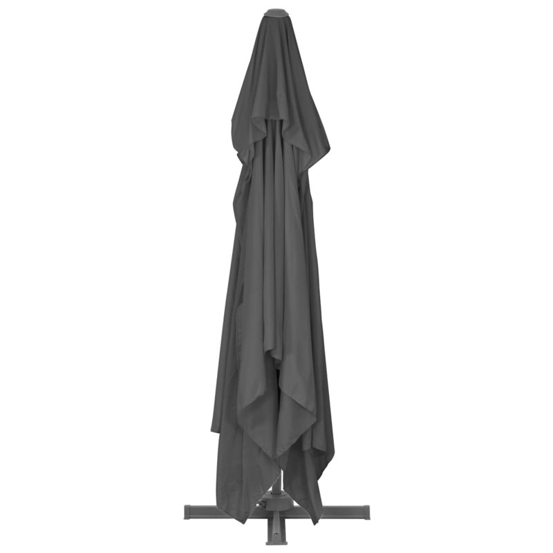 Carrie 300cm X 400cm Rectangular Tilt Cantilever Parasol, Black
