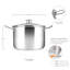 Stainless Steel Stock Pot with Lid-1897551806