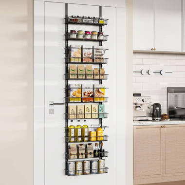 Adjustable Door Mount Spice Rack