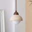 Luminaire suspendu moderne en pierre naturelle et bois
