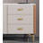 94.49" White+Orange Rectangular Solid Wood TV Stands-108511035