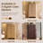 Fluted 6 Drawer Tall Dresser With Curved Profile  , 47.8" Tall Drawers With Reeded Texture, Gold Handles Storage Organizer Cabinet For Bedroom, Living Room, Entryway,Brown Oak-1057759084