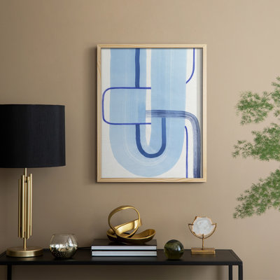 Sky Spouts II Framed Print - Solid Wood