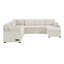 Canapé-lit modulaire rembourré 111 po avec méridienne réversible et ports USB Bastian-128837894