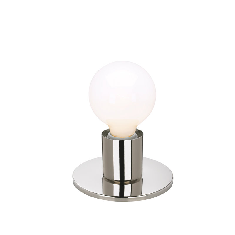 Akeria 1-Light Dimmable Vanity Light, Nickel poli