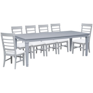 White Extendable Rectangular Dining Table