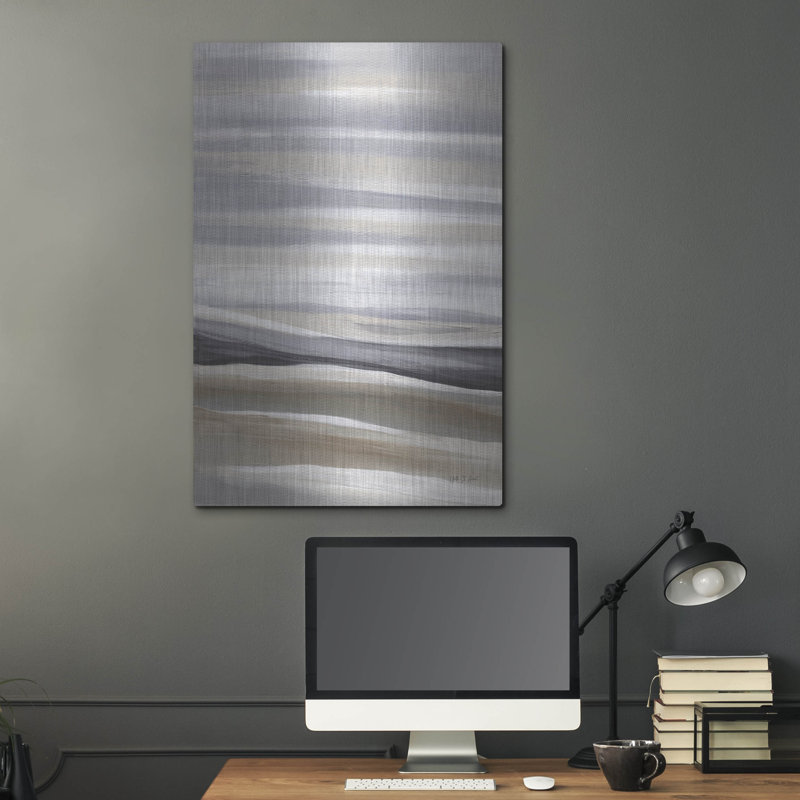 «Abstract Seascape» par Yvette St. Amant, art mural en métal, H 36 po x l 24 po