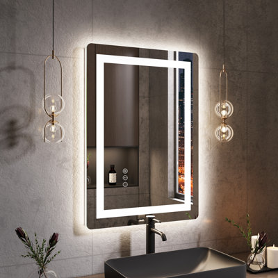 Miroir de meuble-lavabo de coin Dokes
