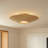 Lievens 18-in Gold Dimmable LED Semi-Flush Mount-113016296-113016303