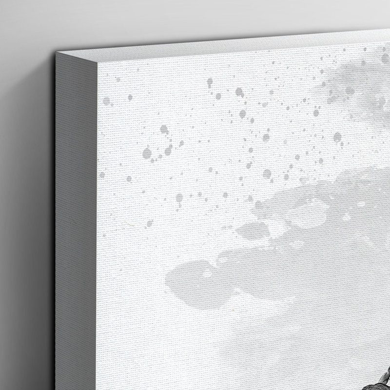 Herd of Elephants - Wall Art, 35cm H x 50cm W, Wrapped Canvas