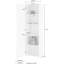 Kimbolton 1 Door Manufactured Wood Wardrobe-37270997