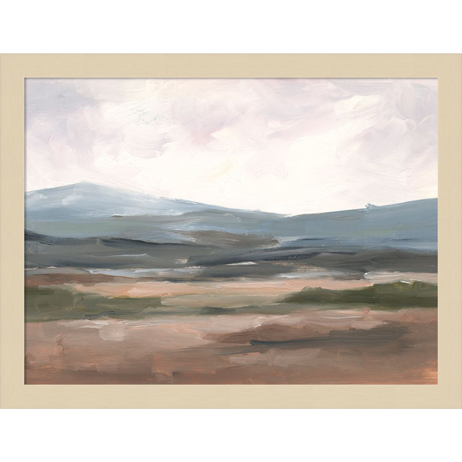 Ethan Harper "Serene Mountain Study I" Print, Brown, 13" H x 17" W