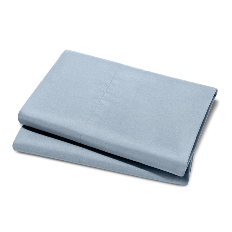Microfiber Sham, Sandwash Dusty Blue