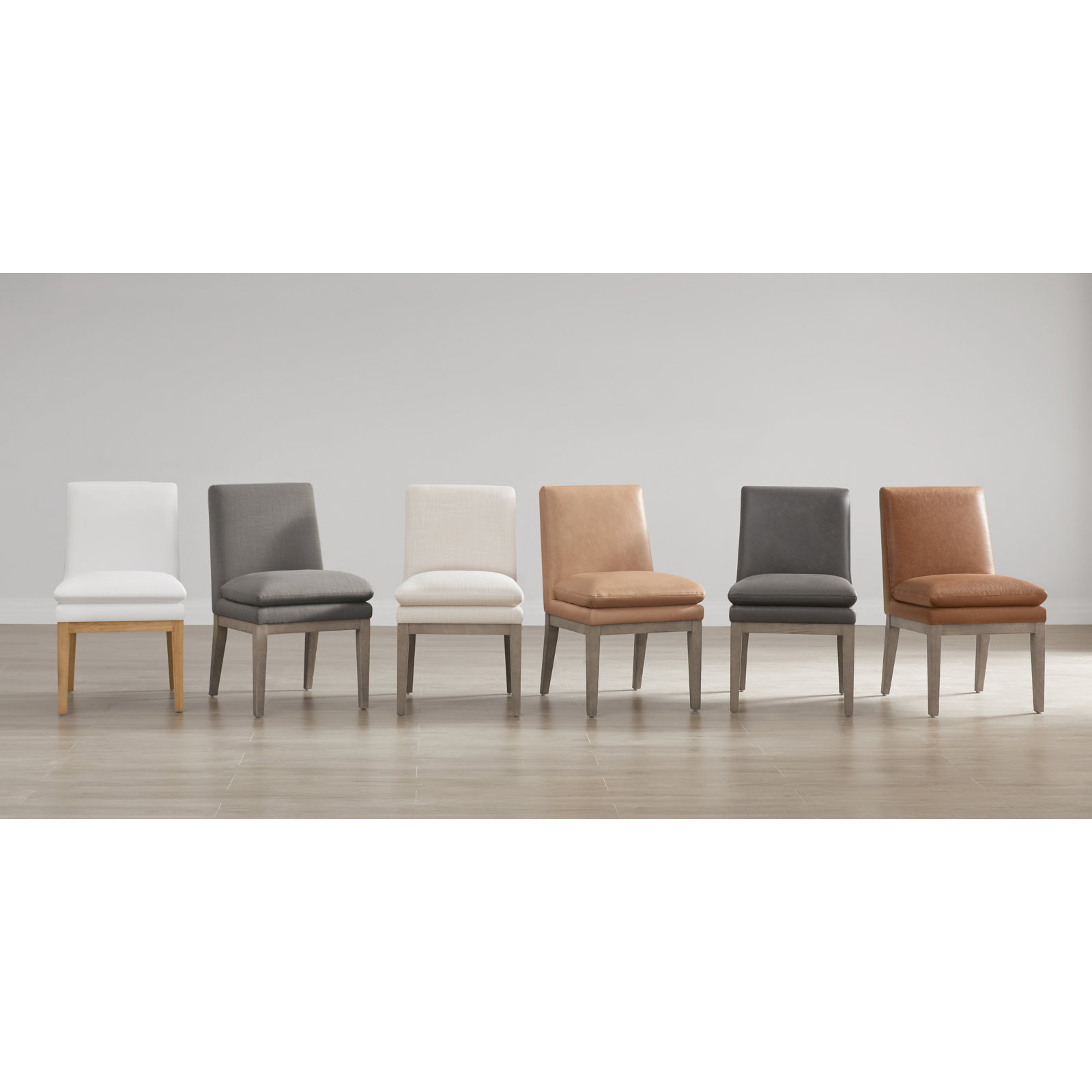 Bethea Genuine Leather Oak Dining Chair, Marseille Saddle Top Grain Leather