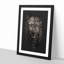 Leopard In The Dark Paint Splash - Picture Frame Graphic Art-56922945-56922943