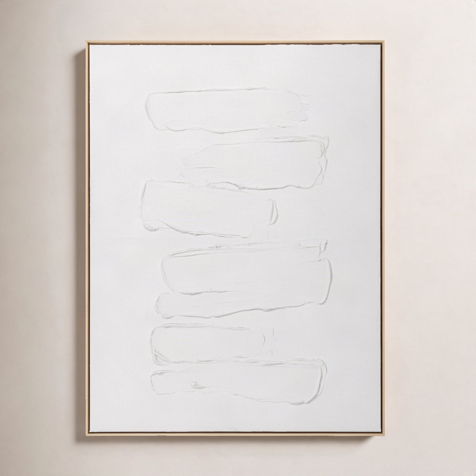 Adriana "Hemkund Abstract" Painting, 32" H x 25" W, Brown