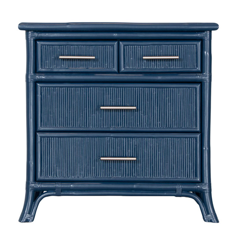 Bermuda 4-Drawer Nightstand, Navy