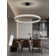  Led Dimmable Crystal Chandelier Black 47.5"