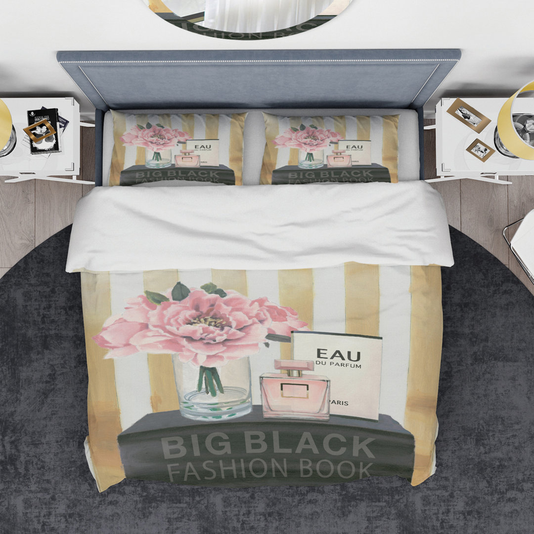 Fashion Parfum Boudoir III Duvet Cover Set Design Art 