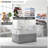Sorbus Fabric Storage Bins for Shelves Set of 6 - 15 Inch Sturdy Collapsible Storage Bins with 2 Handles, Foldable Baskets for Organizing Home, Closets, Shelf, Toys, Clothes, Large Decorative Storage Baskets