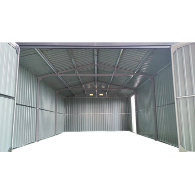 Spacious Outdoor Storage Shed: This 13X20ft Outdoor Storage Shed Offers A Generous 250 Square Feet Of Floor Space, Perfect For Storing Trucks, Cars, Large Tools, And Lawn Equipment. With Double Front