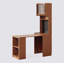 Table de bar extensible en bois d'hévéa avec rangement American-Style