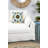 Fringed Wool Blend Throw Pillow-2050213641