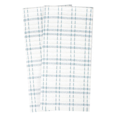 Cotton Plaid Waffle Tea Towel Kitchen Towel